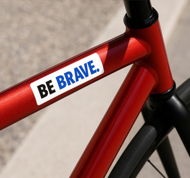 Adesivo per bici tracciato urbano minimalista - TenStickers
