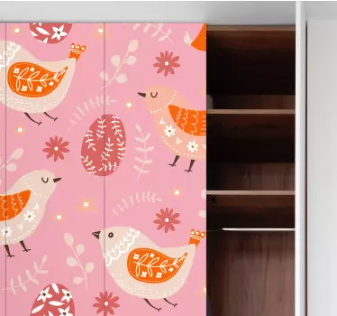 Adesivo per frigo arte popolare pasquale - TenStickers