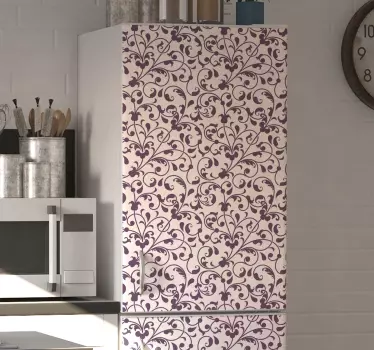 Adesivo per frigo componente botanico elegante - TenStickers