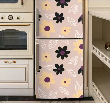 Adesivo per frigo composizione di illustrazioni botaniche - TenStickers