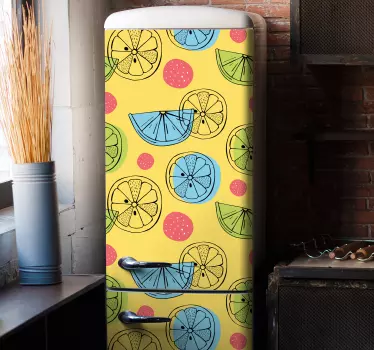 Adesivo per frigo con motivo di frutta - TenStickers