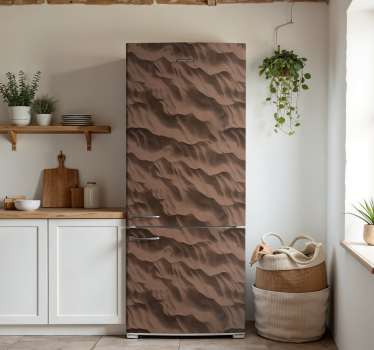 Adesivo per frigo consistenza della sabbia - TenStickers