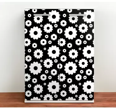 Adesivo per frigo copertura artistica botanica - TenStickers