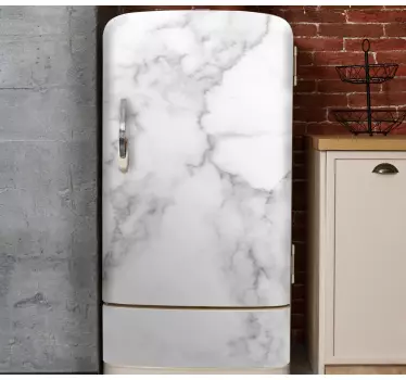 Adesivo per frigo effetto marmo - TenStickers