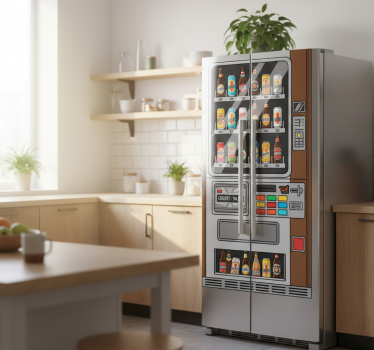 Adesivo per frigo macchina per birra - TenStickers