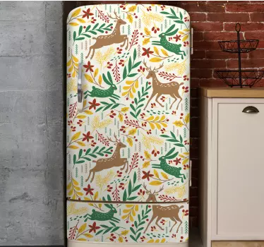 Adesivo per frigo motivi ispirati alla natura - TenStickers