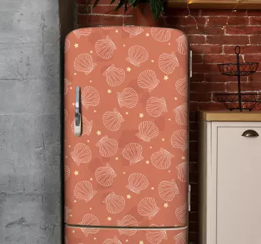 Adesivo per frigo motivo a conchiglia - TenStickers