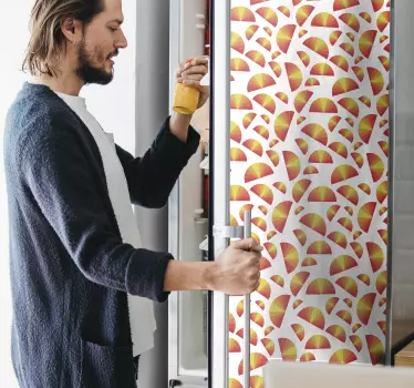 Adesivo per frigo motivo frutta colorata - TenStickers