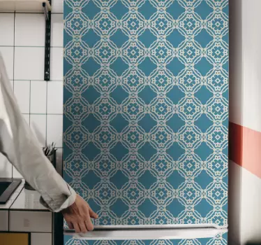 Adesivo per frigo motivo geometrico sofisticato - TenStickers