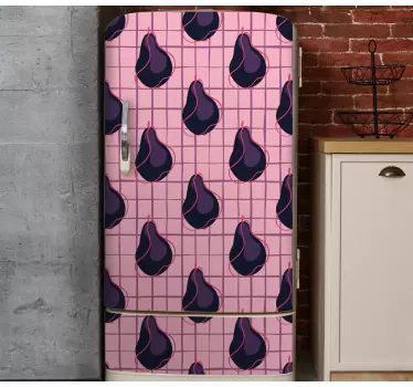 Adesivo per frigo motivo pera fruttata - TenStickers