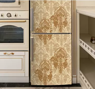 Adesivo per frigo motivo vintage elegante - TenStickers