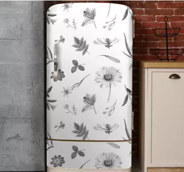 Adesivo per frigo protettore botanico - TenStickers