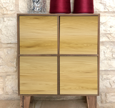 Adesivo per mobile Fondo realistico di struttura di legno - TenStickers