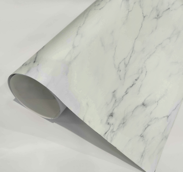 Carta adesiva per mobile marmo bianco - TenStickers