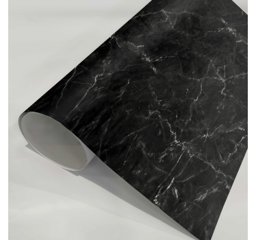Carta adesiva per mobile marmo negro - TenStickers