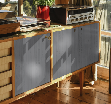 Adesivo per mobile Pantone grigio in legno - TenStickers