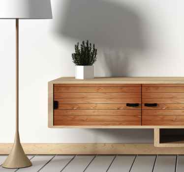 Adesivo per mobile parquet imitazione - TenStickers