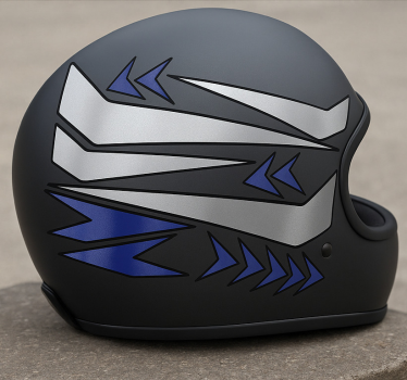 Adesivo per moto progettazione grafica del casco - TenStickers