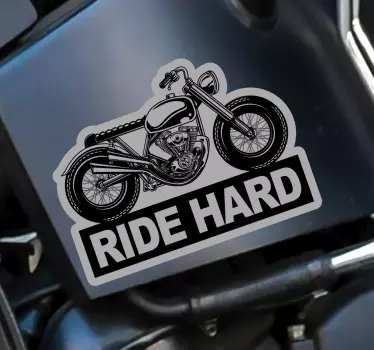 Adesivo per moto guida forte - TenStickers