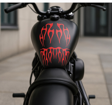 Adesivo per moto pacchetto inferno rider - TenStickers