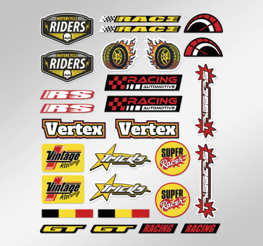 Adesivo per moto pacco bomba individuale - TenStickers