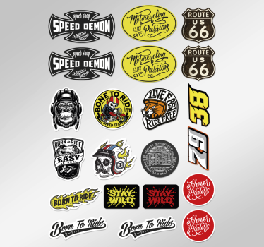 Adesivo per moto pacco bomba originale - TenStickers