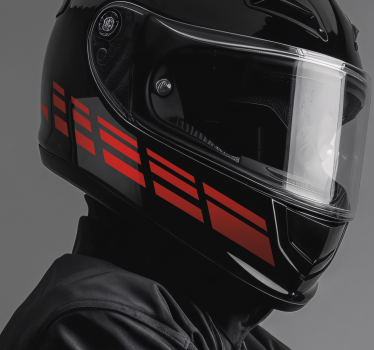 Adesivo per moto progettazione di linee veloci - TenStickers