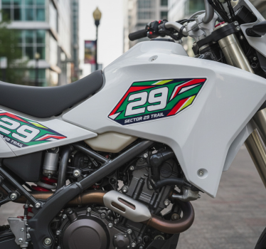 Adesivo per moto sentiero 29 settore - TenStickers