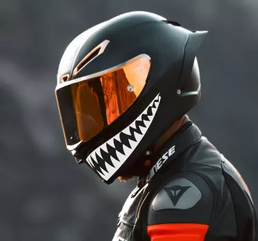 Adesivo moto sorriso inquietante - TenStickers