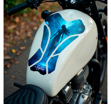 Adesivo per moto strega danzante - TenStickers