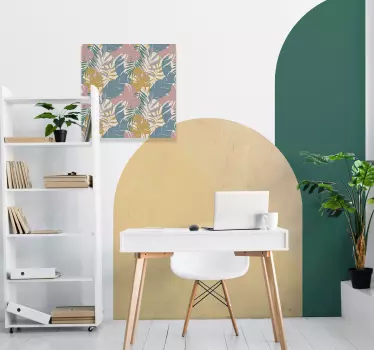 Adesivo per parete con forma ad arco - TenStickers