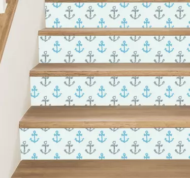 Adesivo per scale passaggi del modello di ancoraggio - TenStickers