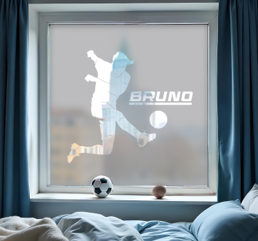 Pellicola adesiva per vetri calcio - TenStickers