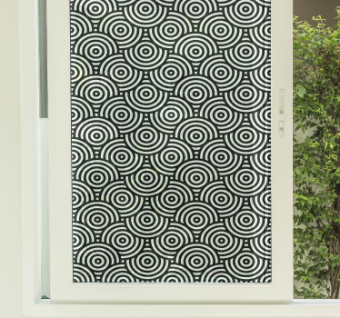 Adesivo per vetro Cercles per finestra - TenStickers