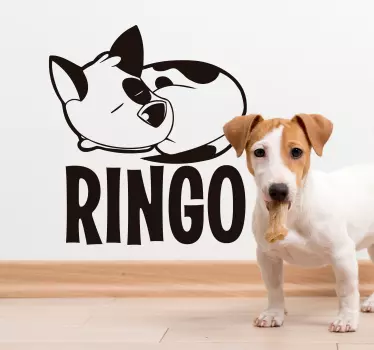 Adesivo murale cane che dorme - TenStickers