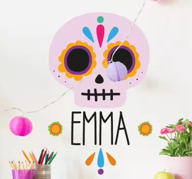 Adesivo personalizzato Santa Muerte - TenStickers