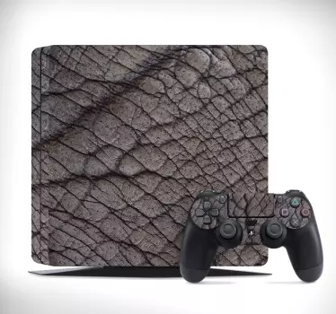 Adesivo ps4 con motivo superficie crepata - TenStickers