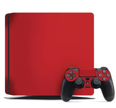Adesivo ps4 console rossa vivace - TenStickers