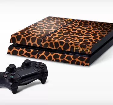 Adesivo ps4 cover a motivo giraffa - TenStickers