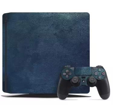 Adesivo ps4 design blu testurizzato - TenStickers