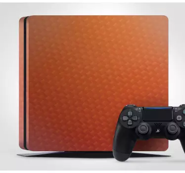 Adesivo ps4 display texture arancione - TenStickers