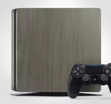 Adesivo Ps4 elegante copertina grigia - TenStickers