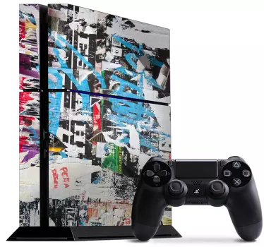 Adesivo ps4 estetica urbana vivace - TenStickers