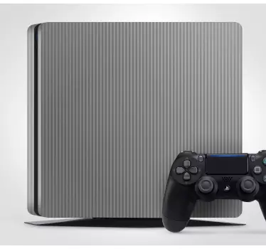 Adesivo ps4 involucro grigio liscio - TenStickers