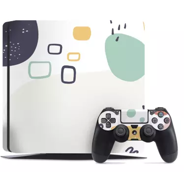 Adesivo ps4 motivi geometrici - TenStickers