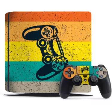 Adesivo ps4 motivo controller colorato - TenStickers