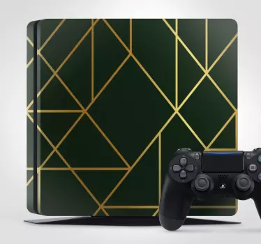 Adesivo ps4 motivo forme geometriche - TenStickers