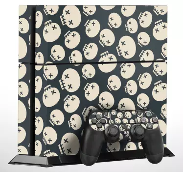 Adesivo ps4 motivo personaggi teschi - TenStickers
