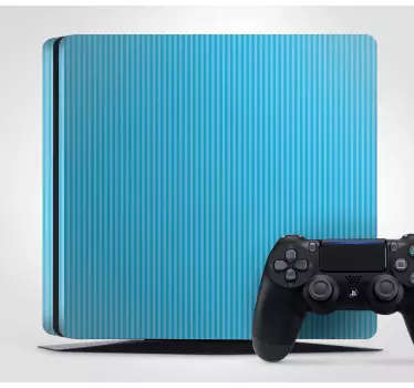 Adesivo ps4 motivo righe blu - TenStickers