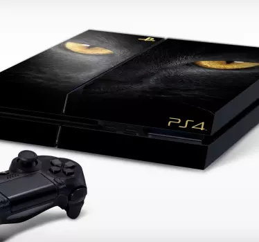 Adesivo Ps4 muso gatto - TenStickers